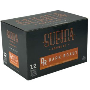 12CT SINGLE SERVE PODS, DARK ROAST